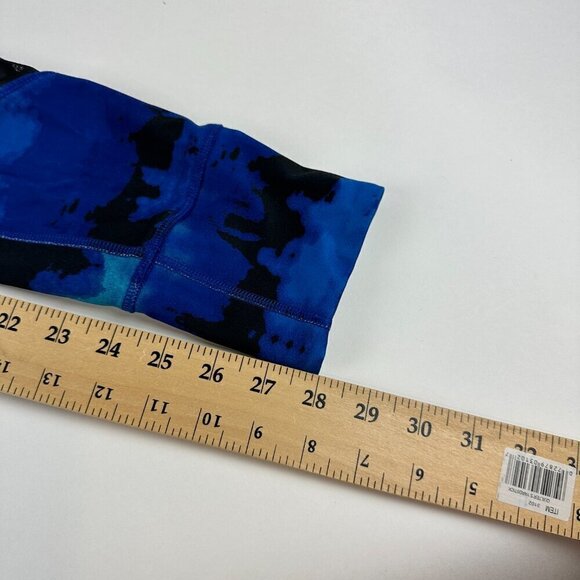 Reflex Leggings Women Medium Blue Black Mesh - Picture 7 of 11